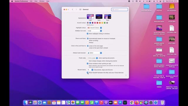 HOW TO ENABLE OR DISABLE ALLOW HANDOFF BETWEEN THE MAC & YOUR ICLOUD DEVICES IN MACOS MONTEREY 12.1