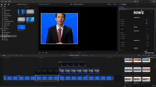 NewsFrame for Final Cut Pro First Look смотреть онлайн