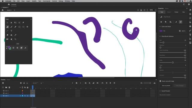 Adobe Animate CC 2020 - Basic introduction and Drawing Tools смотреть онлайн