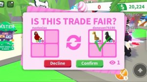 Trading In Roblox Adopt Me🤑HUGE RICH TRADES😎🥳😍