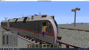 Еду на 2эс5к с сломанным составом электравозом Вл-80с