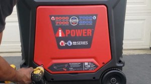 A-iPower SUA8000IED 7000W/8000W Electric Start Dual Fuel Inverter Generator