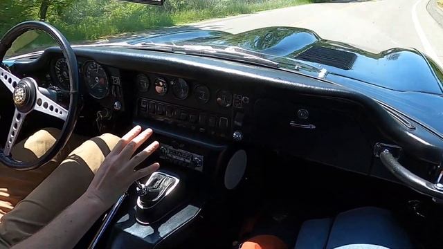 Jaguar E Type Coupe Test Drive Over Backroads of the Finger Lakes, NY смотреть онлайн