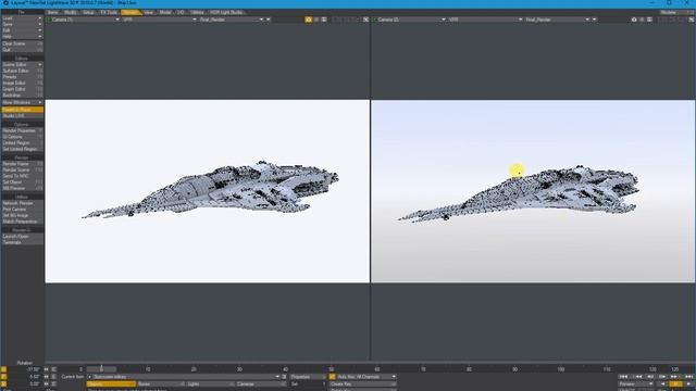 Using the orthographic camera in Lightwave 3D смотреть онлайн