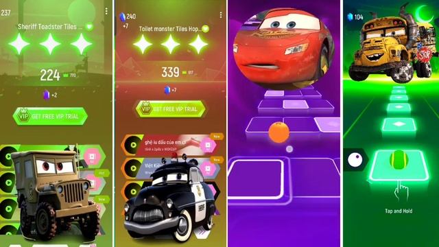 McQueen Army Jeep 🆚 McQueen Police Car 🆚 McQueen Fire Truck 🆚 Miss Fritter 🎶 Who Is Best?