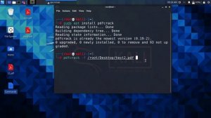 How to Recover Your Protected PDF Password in Linux and Windows (Kali Linux 2024.1)