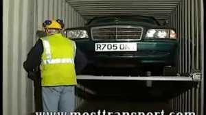 Перевозка авто в контейнере