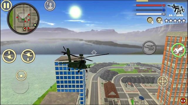 Iron Rope Hero Vice Town City Crime Simulator #23 - Hostages at Army Base - Android Gameplay смотреть онлайн