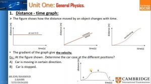 IGCSE Physics بالعربي Lec 2: Distance , Velocity & Acceleration