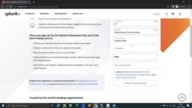 PerformanceTesting-Jan20-Splunk demo1-Intro & Splunk Trail version Installation in Windows OS