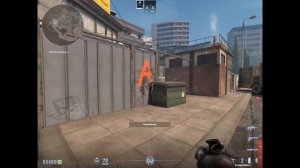 CS2 Overpass Easy 100% Monster Smoke from CT-Spawn