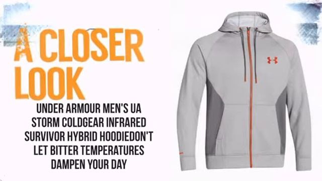 Under Armour Storm ColdGear Infrared Survivor Full Zip Hoodie Men's- True Gray Heather - TheSki.. смотреть онлайн