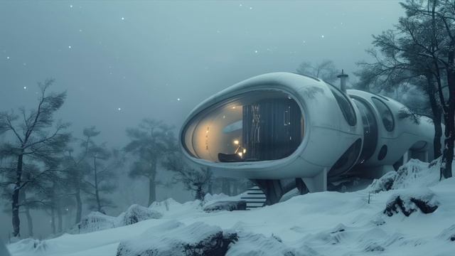 До сих пор - Relaxing Sci-Fi Ambient Music and Drones cape 🎧❄️ for Cozy Winter Evenings