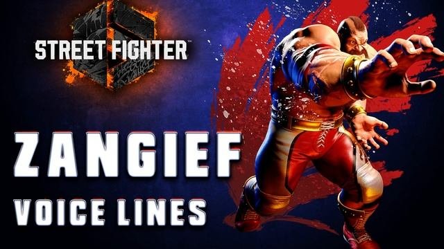 Street Fighter 6: Zangief Voice Lines + Efforts