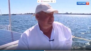 Парусная яхта фантом на ТВ Россия. Август 2022