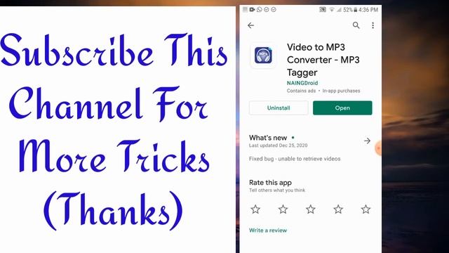 video to mp3 converter app | video to audio converter app for android