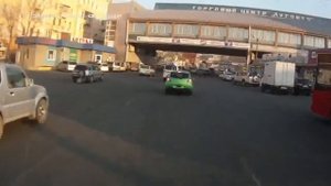 Конфликт на дороге во Владивостоке