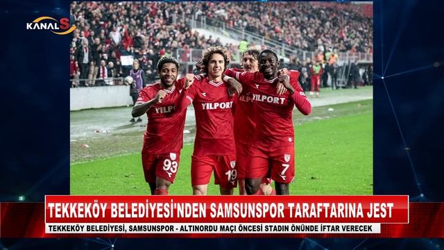 Tekkeköy Belediyesi'nden Samsunspor taraftarına jest смотреть онлайн