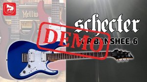 Электрогитара SCHECTER SGR BANSHEE-6 - демонстрация звучания