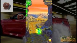 Annoying Orange Let's Play Temple Run: Midget Apple Run!