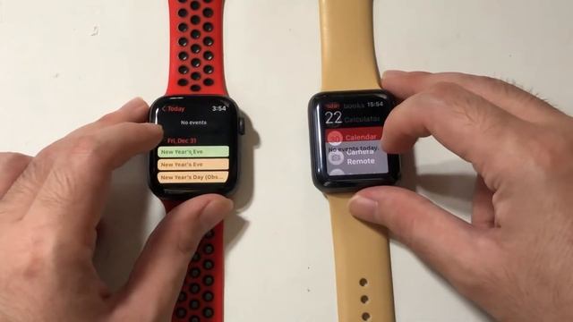 Apple Watch Series 4 vs Series 3 (watchOS 8.3) - Speed Test