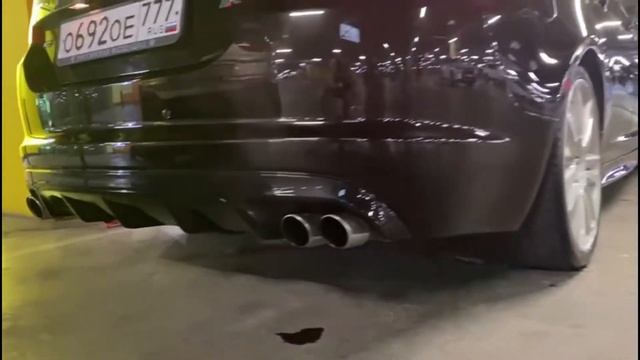 Jaguar XFR-cold start ,stock exhaust . смотреть онлайн