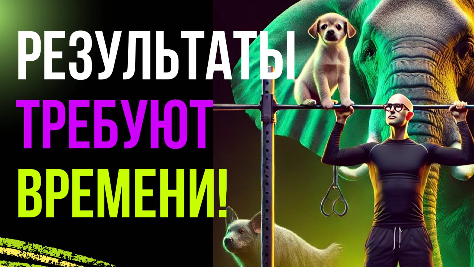 Как Достичь Результатов? Притча о Слонихе и Собаке!