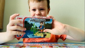 Майнкрафт. Распаковка фигурки из игры.