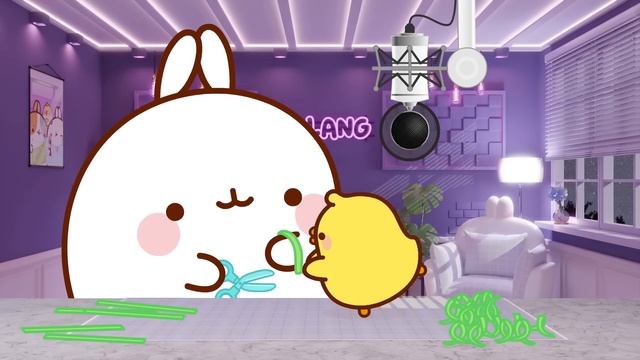 Cute cartoon characters makes ASMR | Paper, ribbon and more satisfying sounds смотреть онлайн