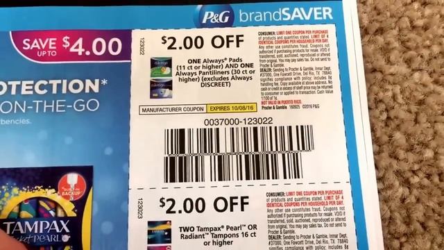 9/24/16 Coupon Insert Preview:  HOT Week for Coupons!