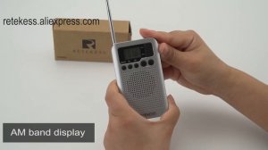 Retekess TR106 Portable FM AM Radio