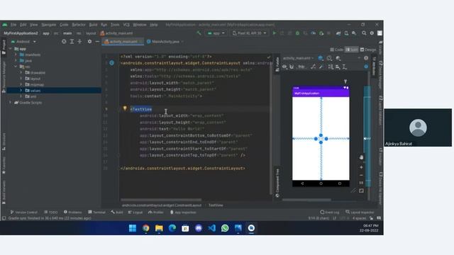 Android Development Webinar | Ajinkya Bahirat | CodeClause Internship