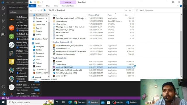 👍 Download and install VISUALCODE and C compiler MSYS64