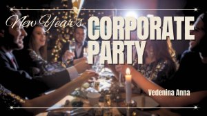 Новогодний корпоратив компании ПРОФИКОЛОР. Ведущая Веденина Анна