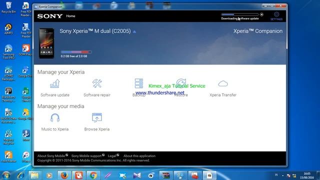 Update New Version Os Sony Xperia M dual C2005 With Xperia Companion смотреть онлайн