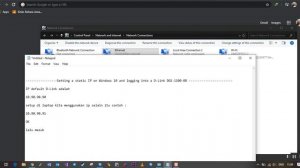 Setting a static IP on Windows 10 and logging into a D Link DGS 1100 08