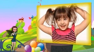 Детский ролик на день рождения   не дорогое слайдшоу с фото