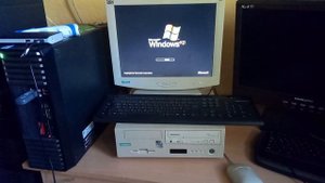 Windows XP startup and shutdown.