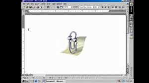 3D Clippy in MS Office 2000