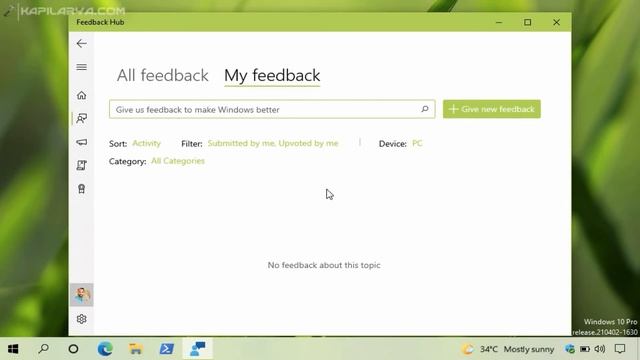 Submit feedback using Feedback hub in Windows 10 смотреть онлайн
