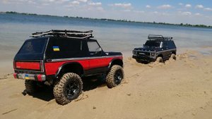 джип rc на радиоуправлении внедорожник на лебедке