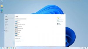 Windows 11 taskbar from center to left