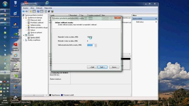 Rozdělení disku ve Windows 7 смотреть онлайн