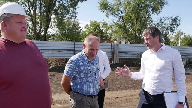 Кореновск. Продолжается строительство школы на 550 мест. смотреть онлайн