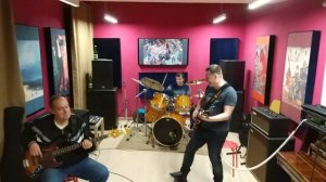 Репетиция рок группы )))