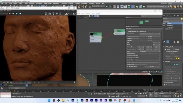 How to create seamless textures and clay displacement | 3dsmax x Vray Tutorial смотреть онлайн