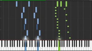 Wolfgang Amadeus Mozart - Twinkle Twinkle Little Star - Synthesia - 100% Speed