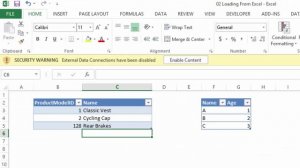 03-07 Loading Data - Loading from Excel