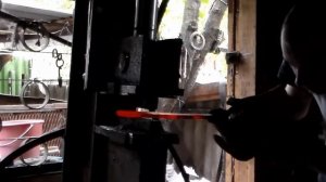 Ковка ножа из шарика от подшипника. Часть 1, ковка.