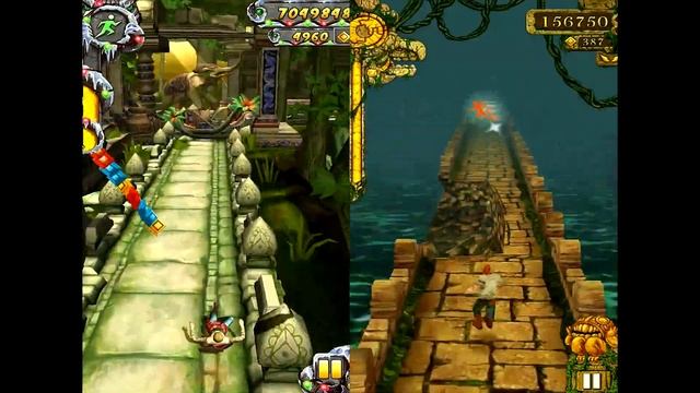 Temple Run 2 VS Temple Run Android Gameplay HD смотреть онлайн